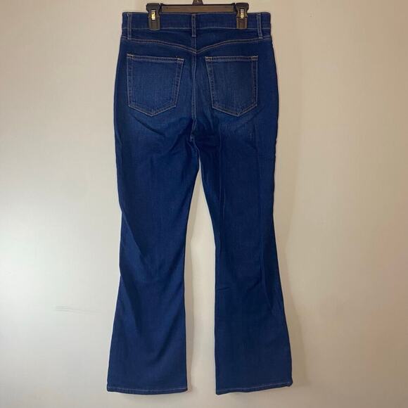 Loft Bootcut Midrise Classic Denim Dark Blue Jeans Size 2 Western Country - Picture 6 of 12